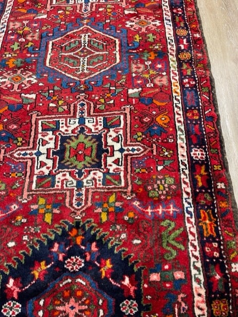 Colorful Vintage Persian Karajeh Runner-5122 - 10