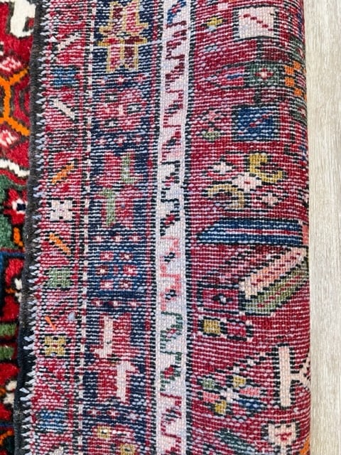 Colorful Vintage Persian Karajeh Runner-5122 - 12
