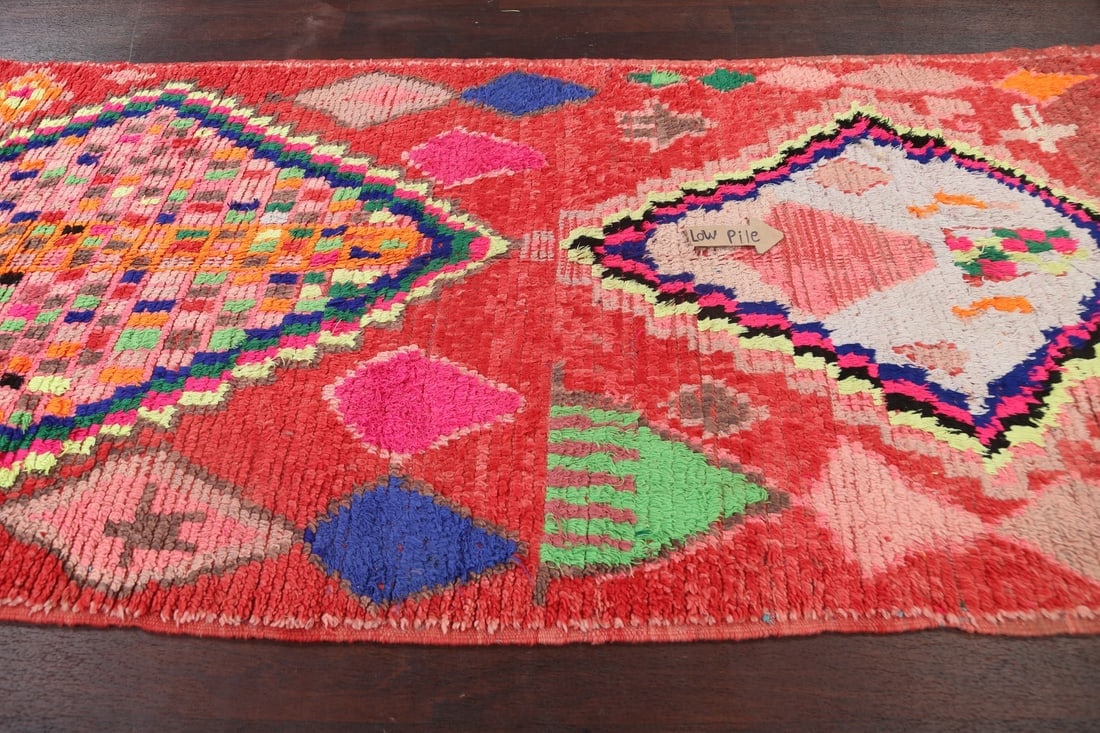 Antique Tribal Moroccan Oriental Area Rug 5x10 - 12