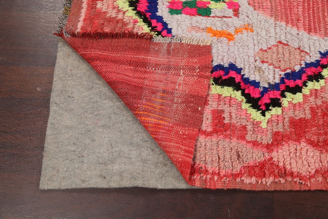 Antique Tribal Moroccan Oriental Area Rug 5x10 - 7