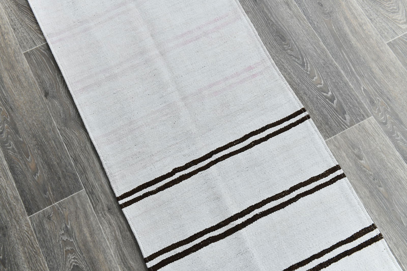 1'11'' x 6'4'' Turkish Vintage Hemp Rug - 53426 - 6