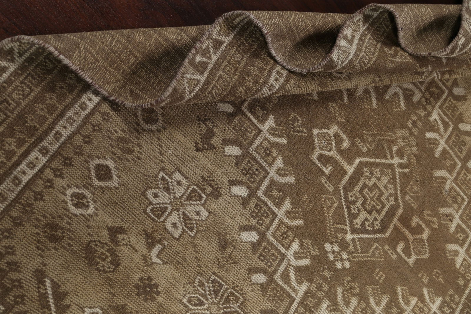 Antique Wool Shiraz Persian Area Rug 6x9 - 15