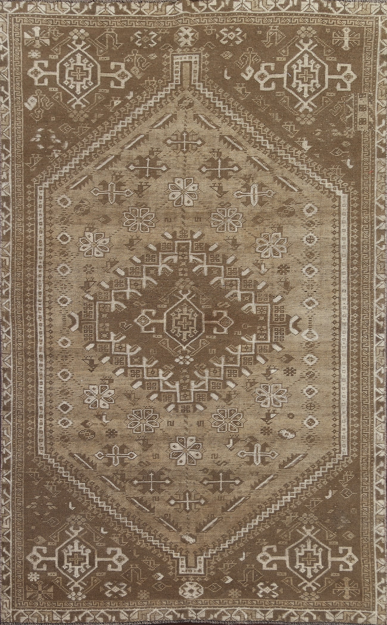 Antique Wool Shiraz Persian Area Rug 6x9 (1 of 18)