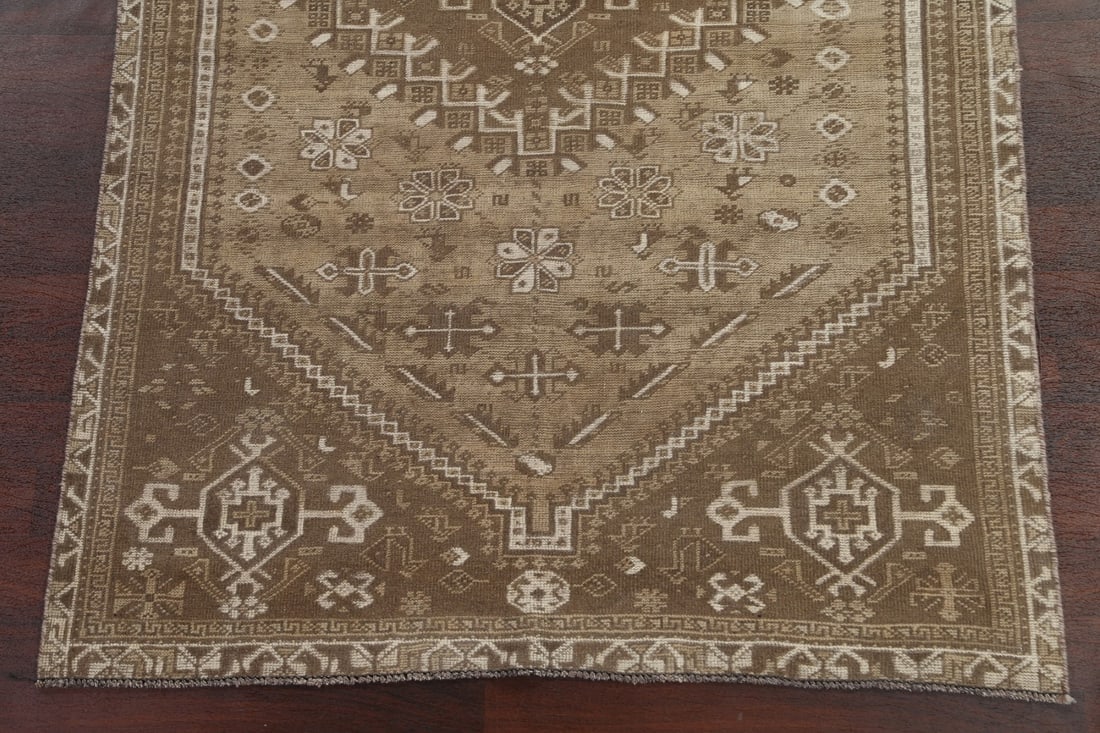 Antique Wool Shiraz Persian Area Rug 6x9 - 5