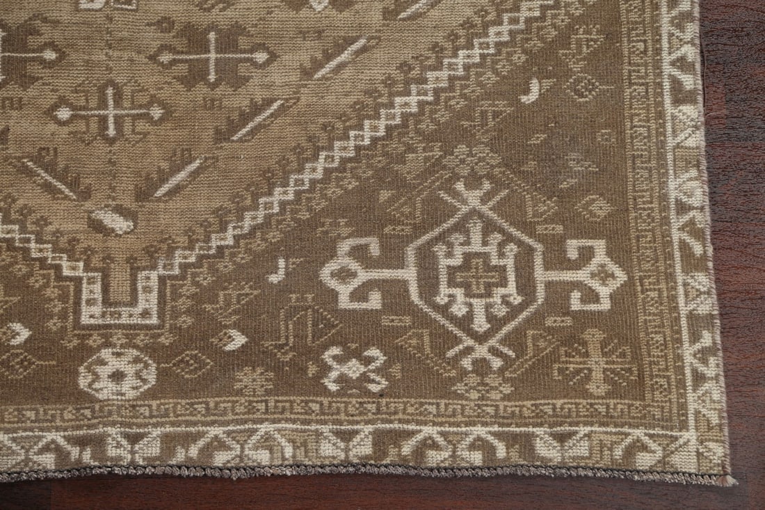 Antique Wool Shiraz Persian Area Rug 6x9 - 6
