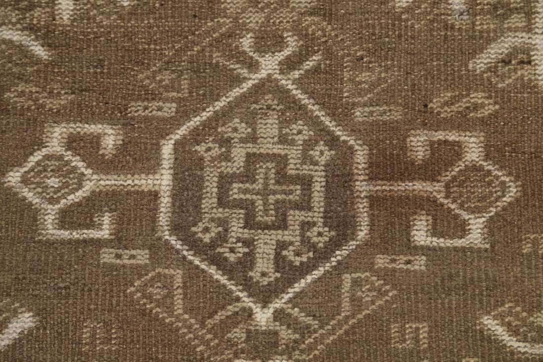 Antique Wool Shiraz Persian Area Rug 6x9 - 8