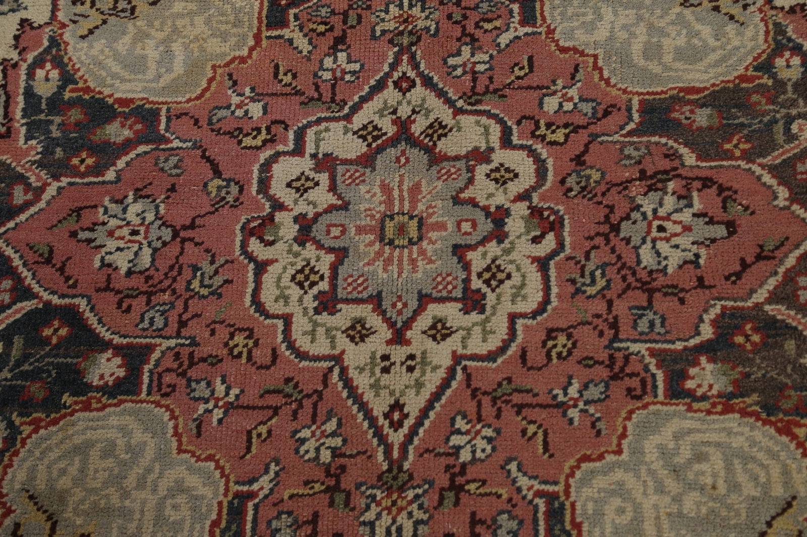 Antique 100% Vegetable Dye Oushak Oriental Area Rug 9x12 - 12