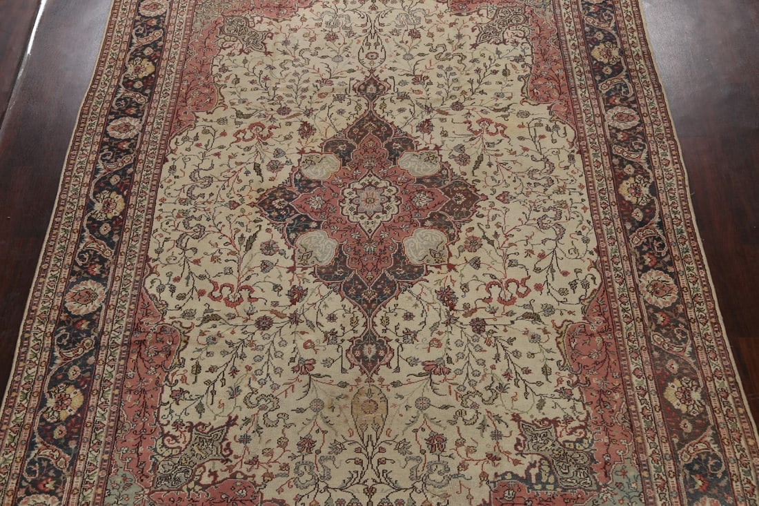 Antique 100% Vegetable Dye Oushak Oriental Area Rug 9x12 - 3