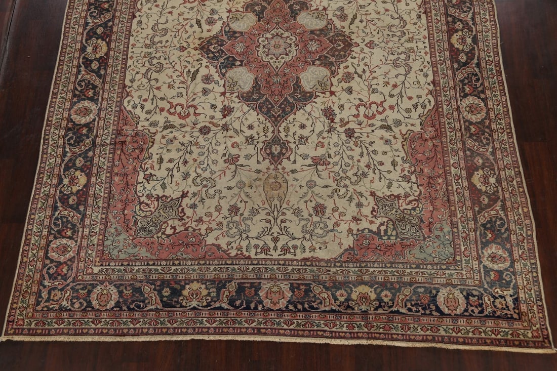 Antique 100% Vegetable Dye Oushak Oriental Area Rug 9x12 - 8
