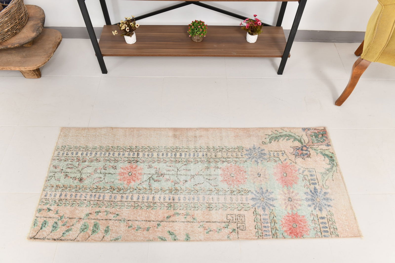 2'0'' x 4'10'' Turkish Vintage Runner Rug - 23984 - 3