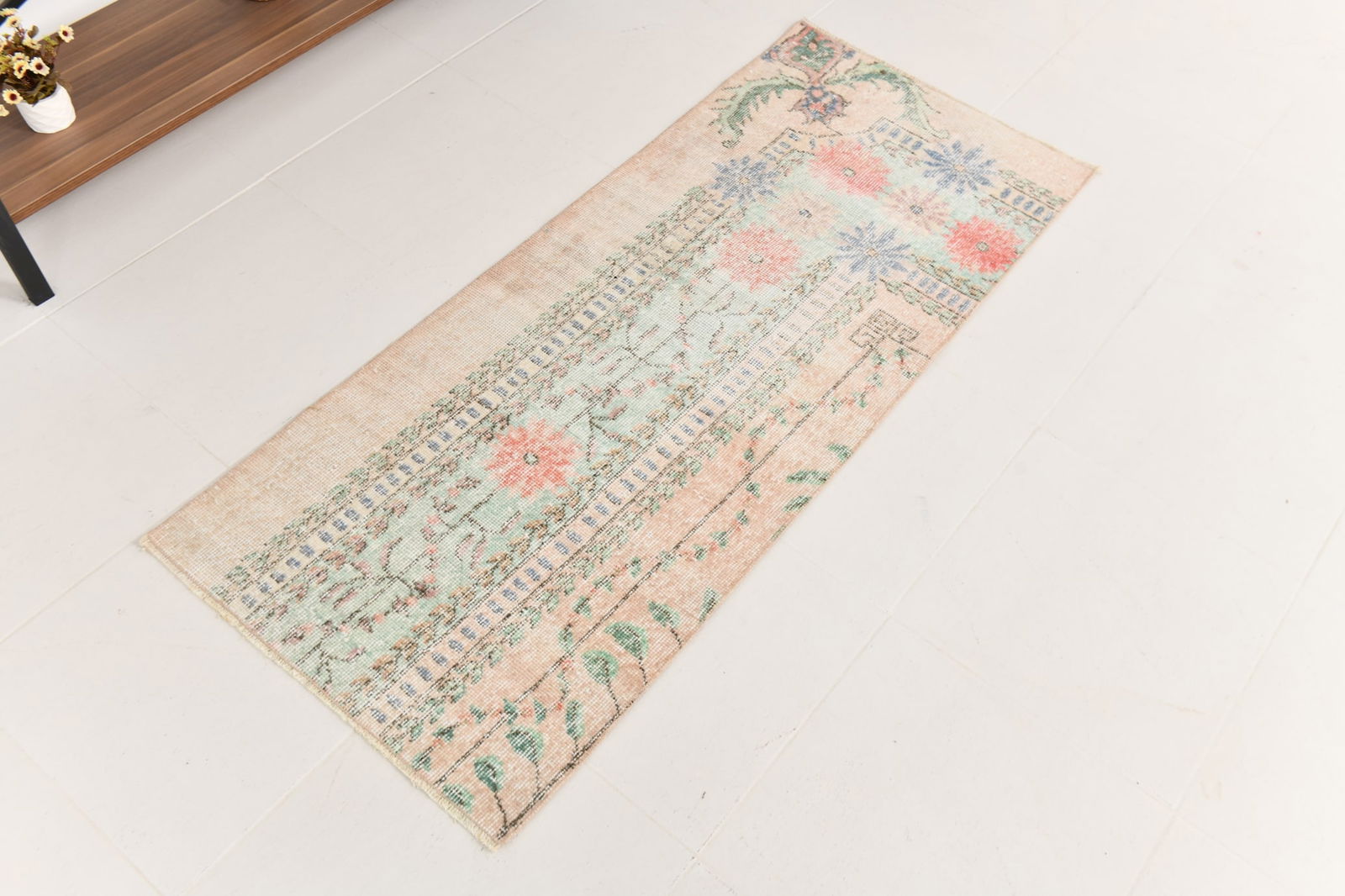 2'0'' x 4'10'' Turkish Vintage Runner Rug - 23984 - 4