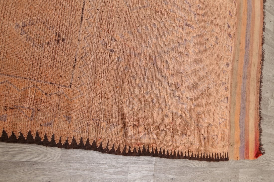 Pre-1900 Antique Tribal Moroccan Oriental Runner Rug 5x15 - 13