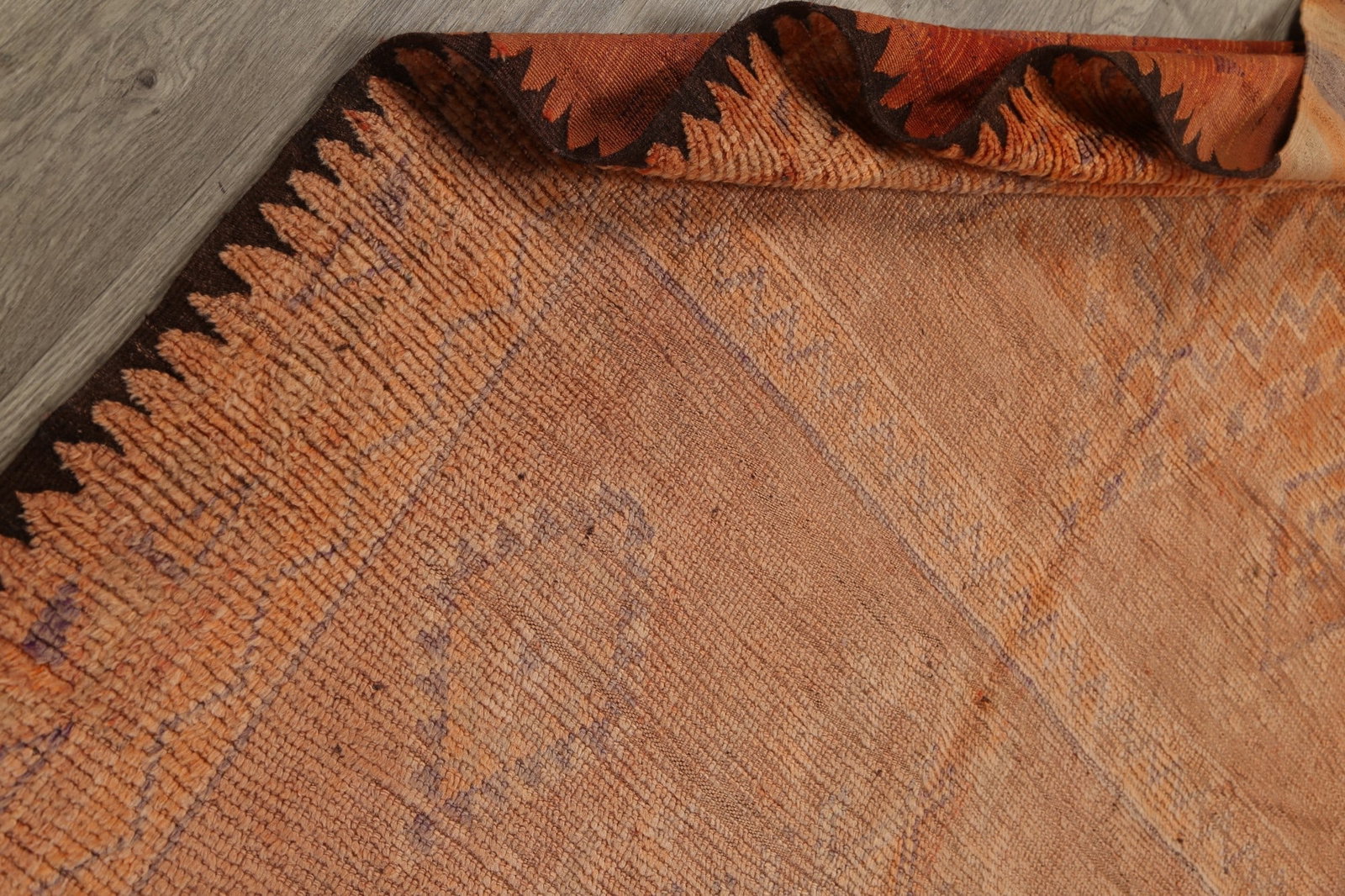 Pre-1900 Antique Tribal Moroccan Oriental Runner Rug 5x15 - 18