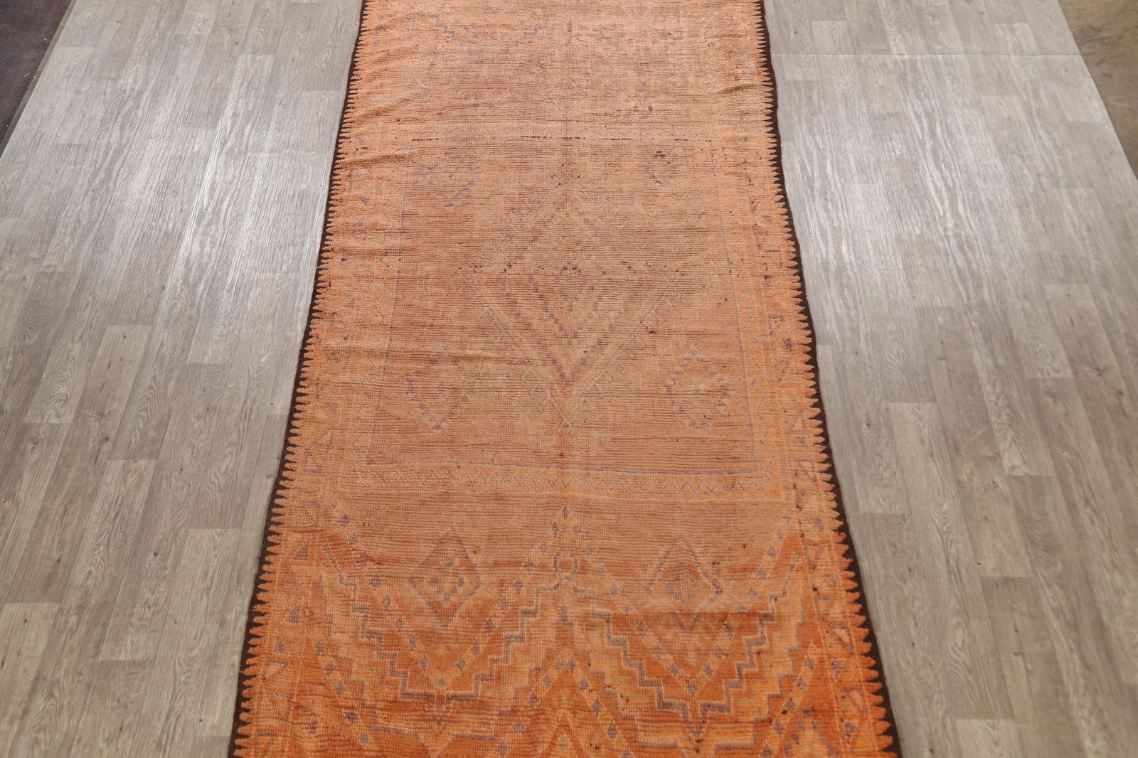 Pre-1900 Antique Tribal Moroccan Oriental Runner Rug 5x15 - 3