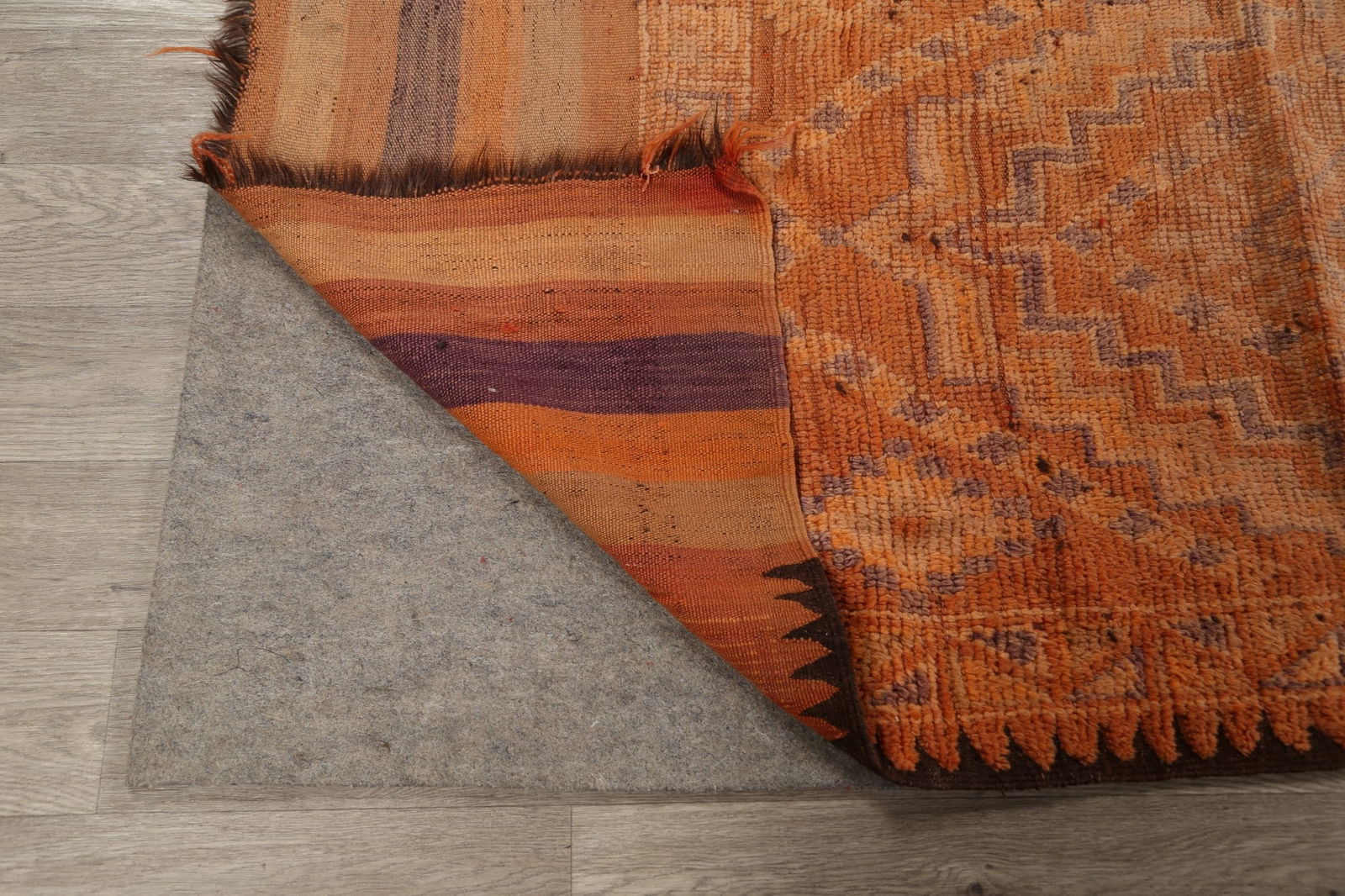 Pre-1900 Antique Tribal Moroccan Oriental Runner Rug 5x15 - 7