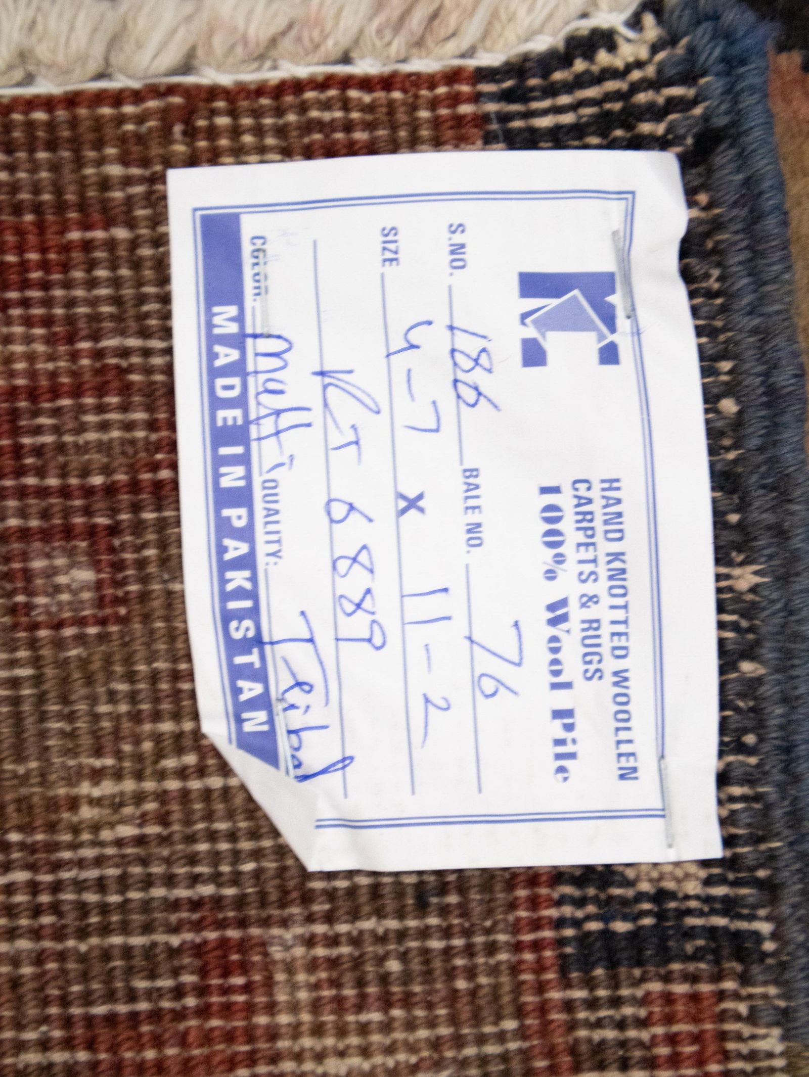 Semi Antique Muted Colors Tribal 4X11 Meshkin Persian Runner Rug - 15