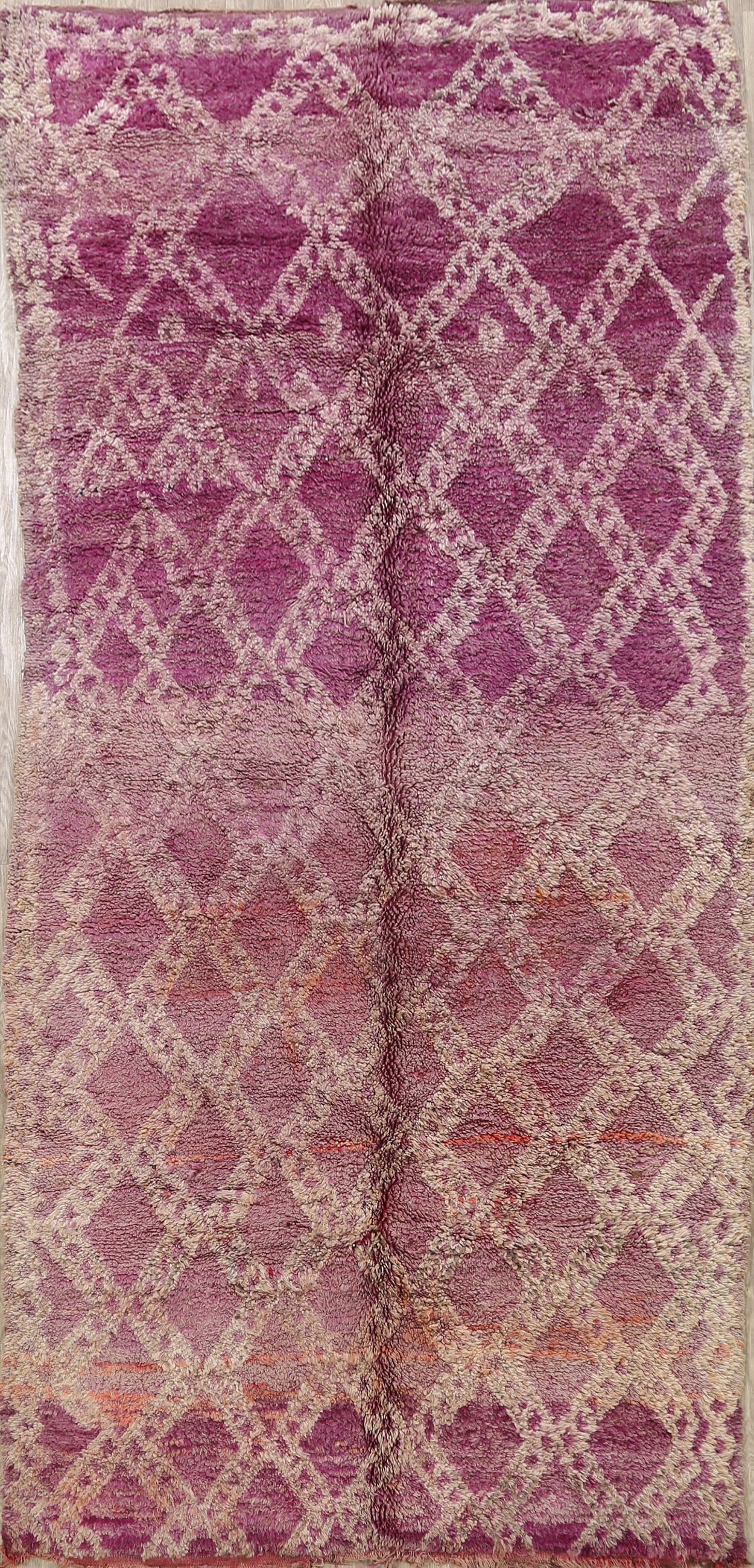 Antique Tribal Moroccan Oriental Area Rug 6x11: Title:Antique Tribal Moroccan Oriental Area Rug 6x11Origin:A Beautiful Genuine Morocco Moroccan rug is Hand Knotted by skillful weavers in Morocco with 100% Wool Material. This rug is in Very Good