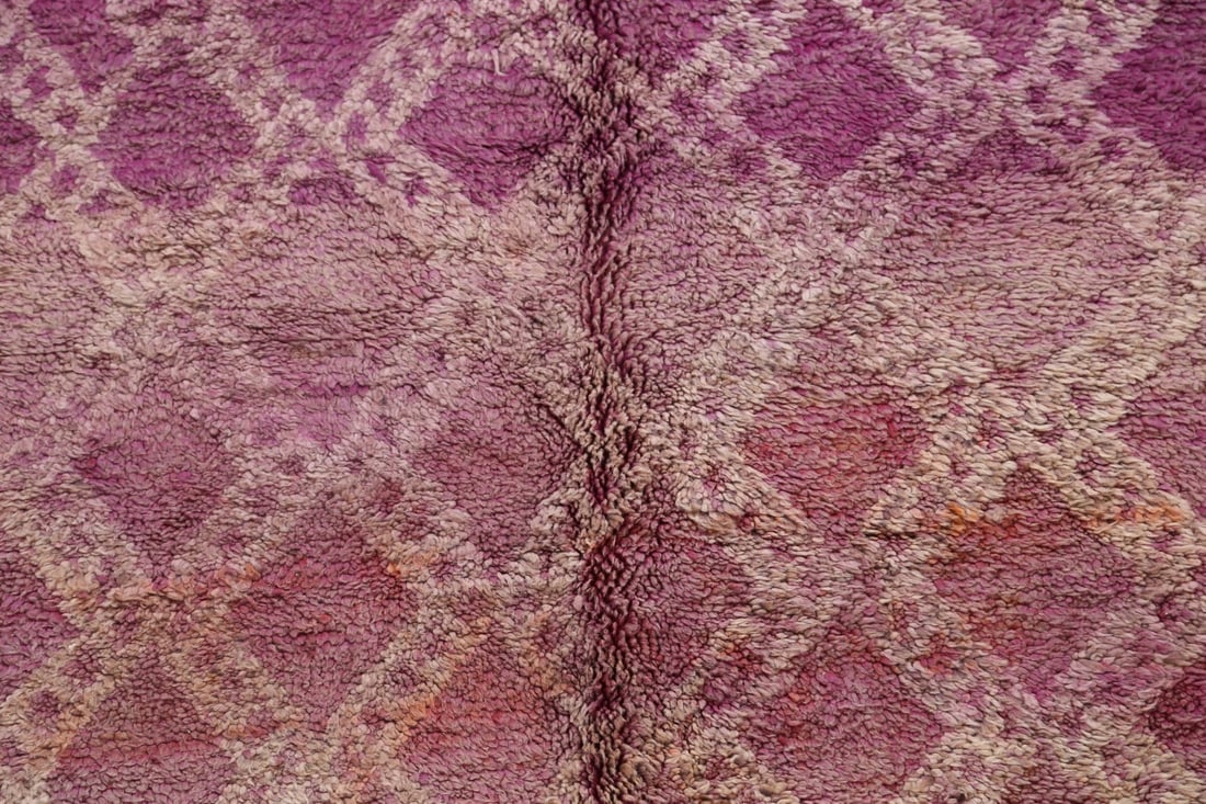 Antique Tribal Moroccan Oriental Area Rug 6x11 - 4