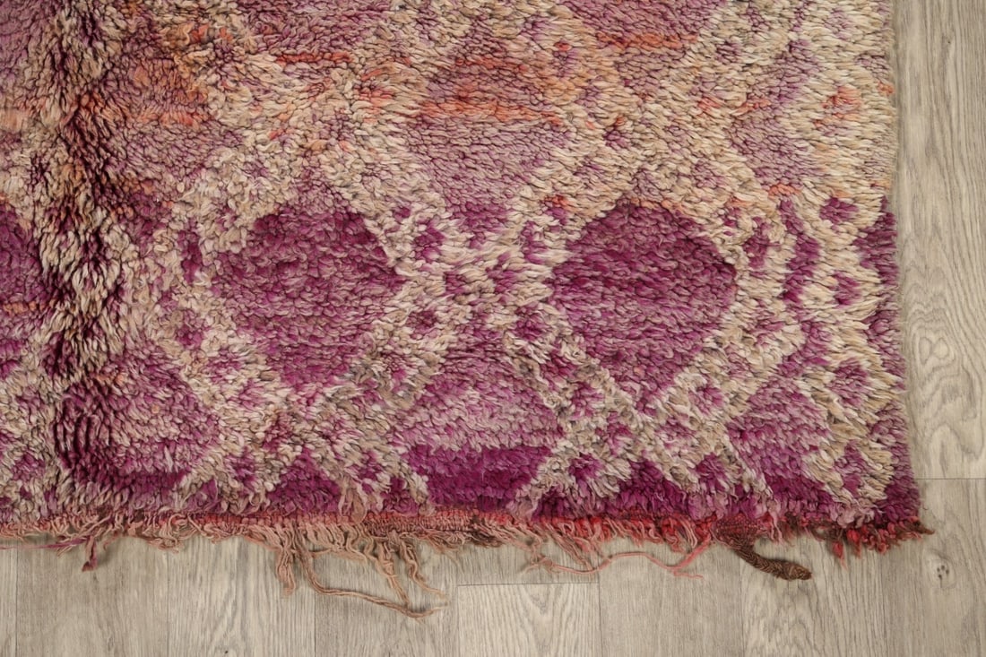 Antique Tribal Moroccan Oriental Area Rug 6x11 - 5