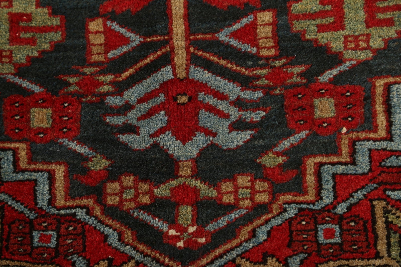 Antique 100% Vegetable Dye Heriz Serapi Persian Area Rug 5x6 - 9