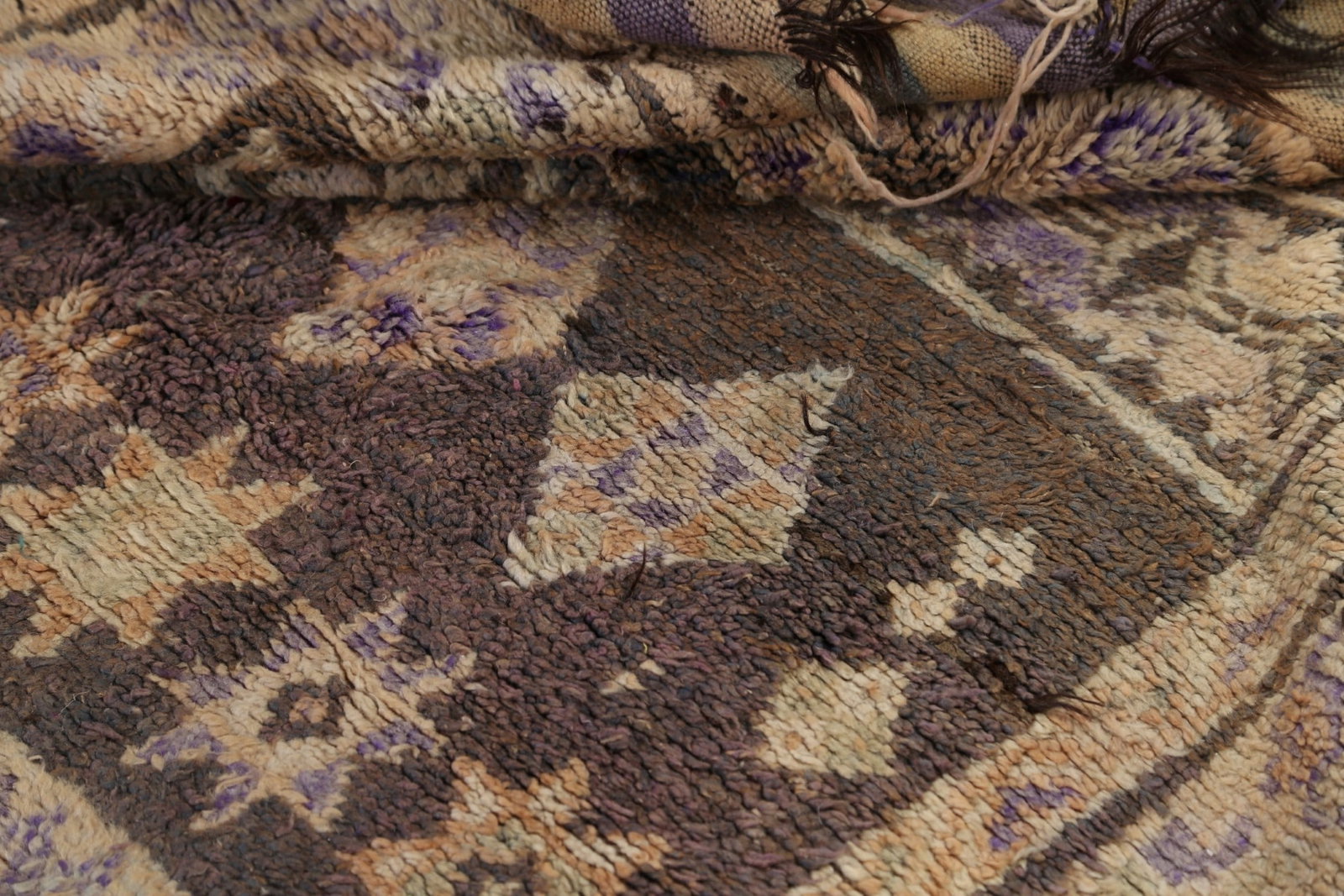 Antique Tribal Moroccan Oriental Runner Rug 5x13 - 16