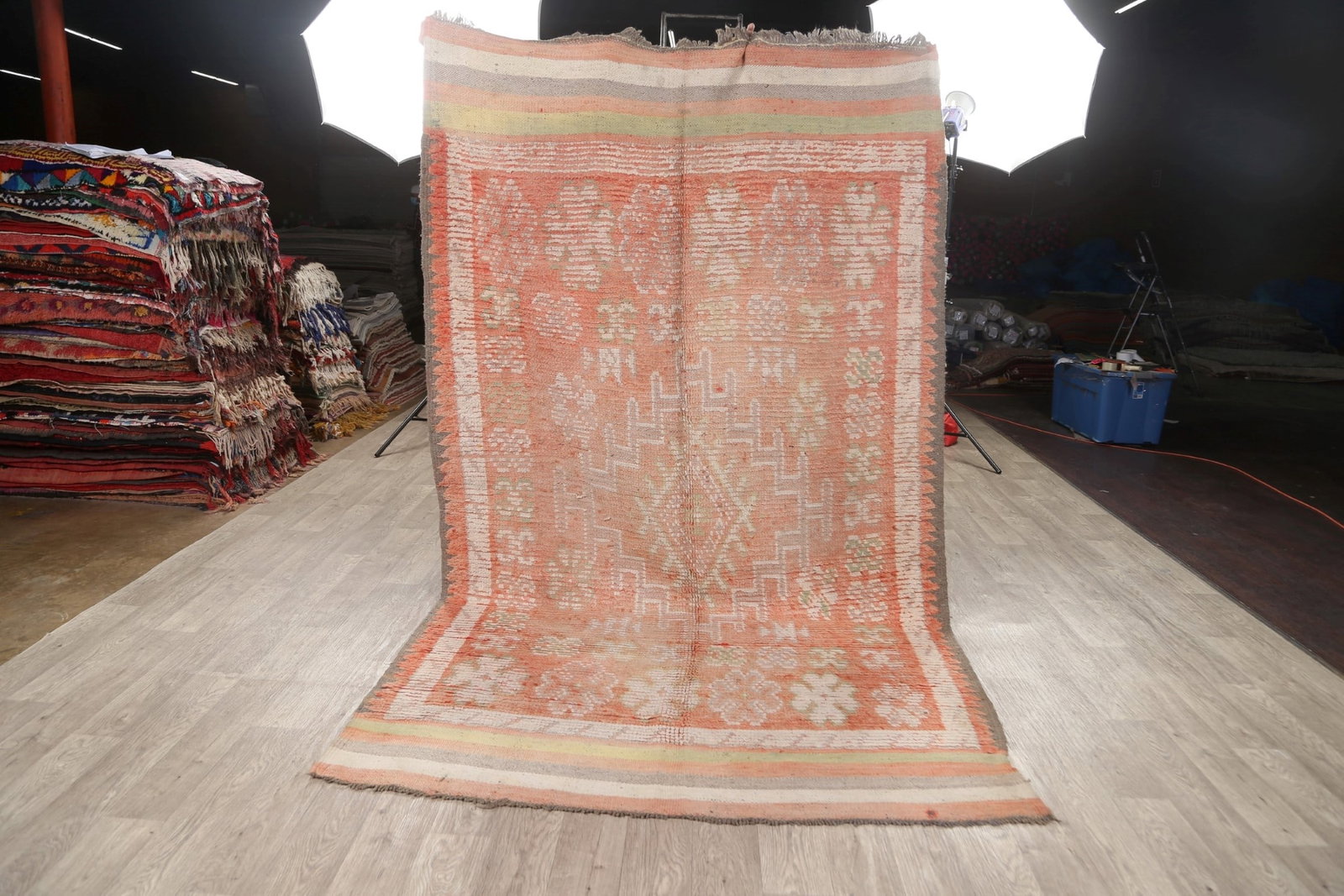 Pre-1900 Antique Tribal Moroccan Oriental Area Rug 6x10 - 14