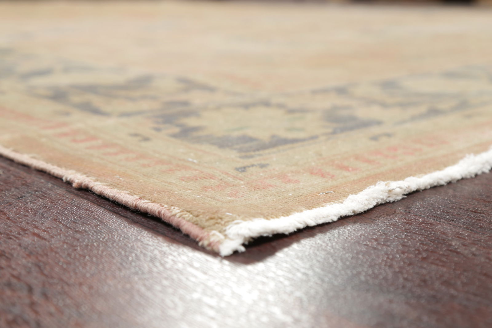 Antique Vegetable Dye Oushak Turkish Area Rug 8x11 - 6