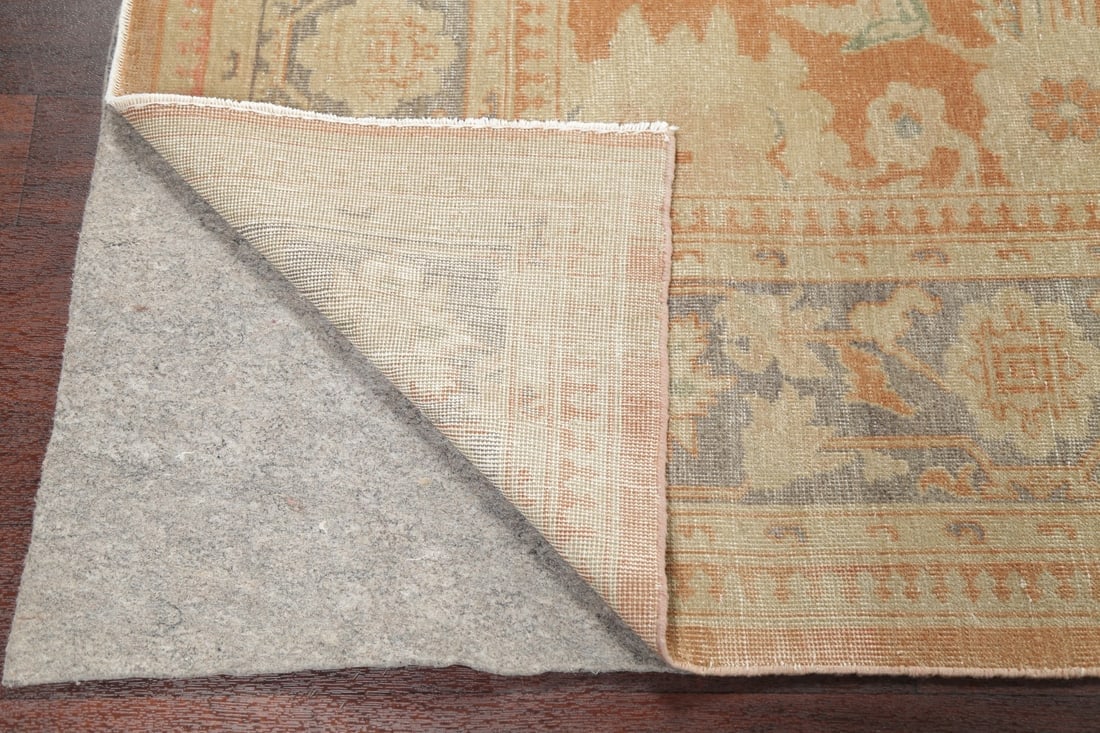 Antique Vegetable Dye Oushak Turkish Area Rug 8x11 - 7