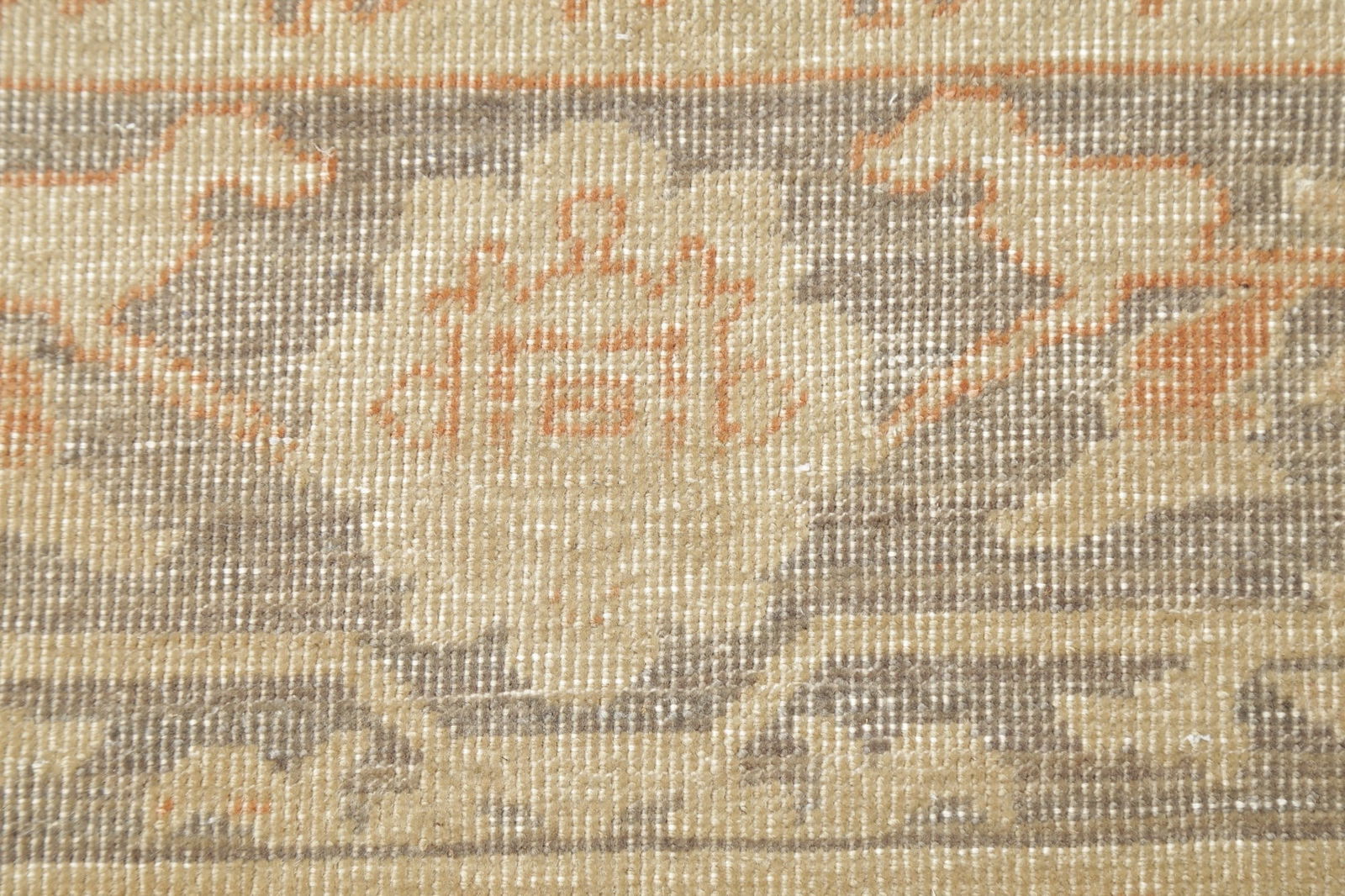 Antique Vegetable Dye Oushak Turkish Area Rug 8x11 - 9