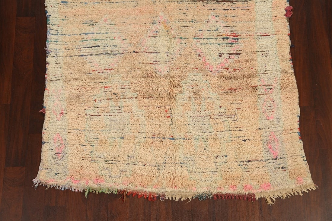 Antique Tribal Moroccan Oriental Area Rug 5x10 - 8