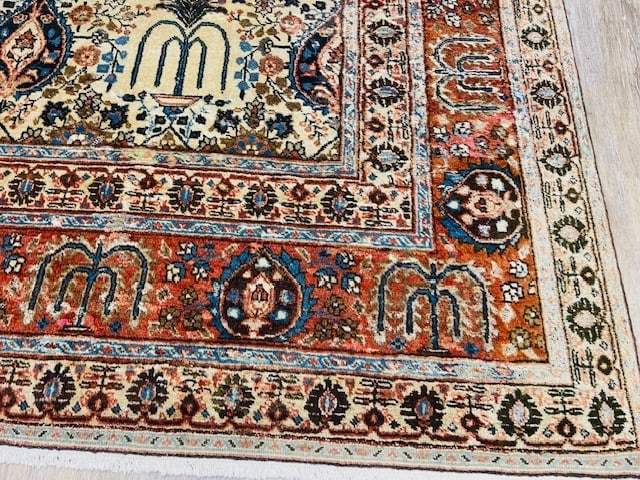 Antique Persian Tabriz Rug-5134 - 2