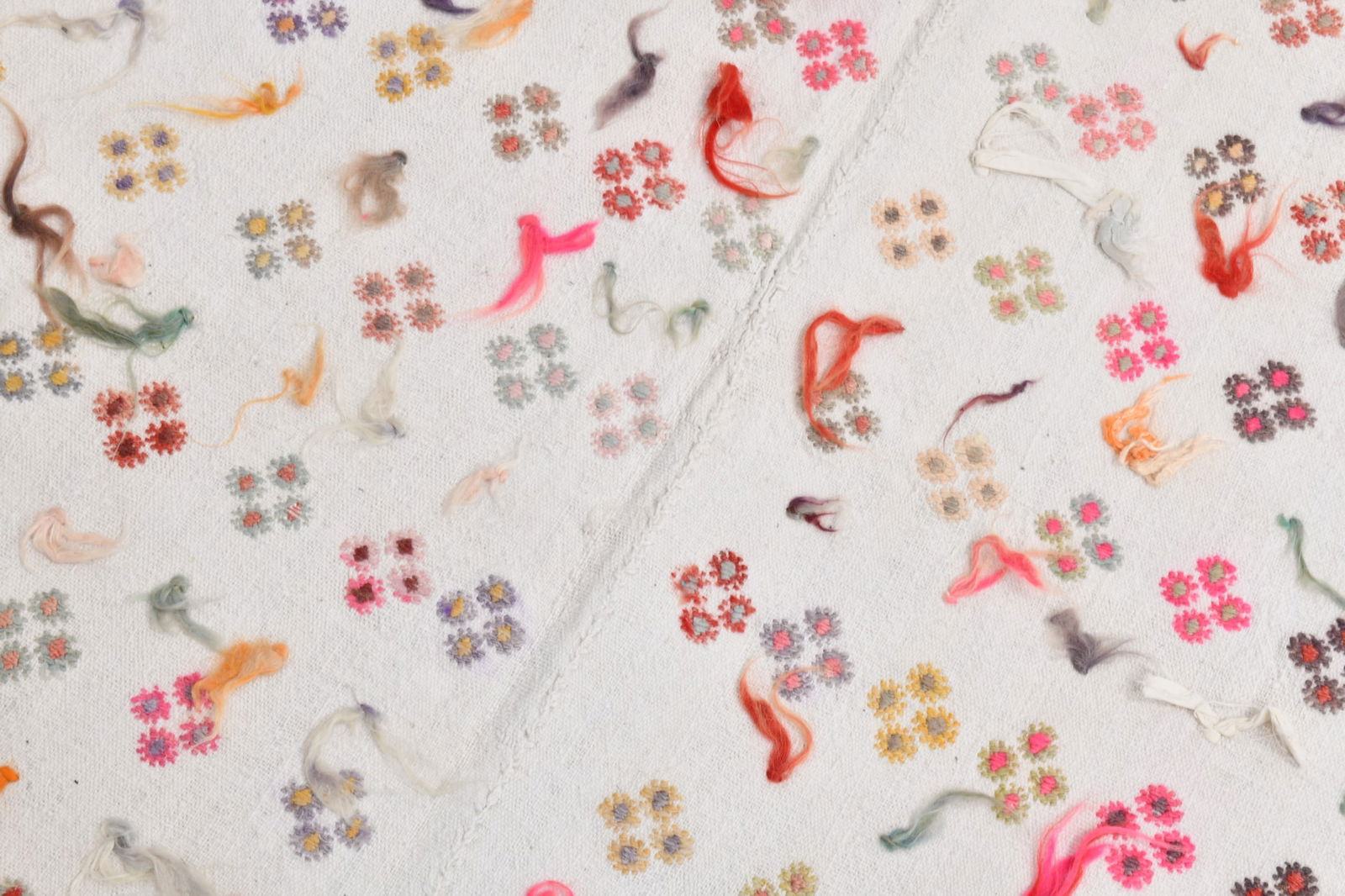 5'3'' x 8'3'' Handmade Vintage Wool Rug - 2237 - 8