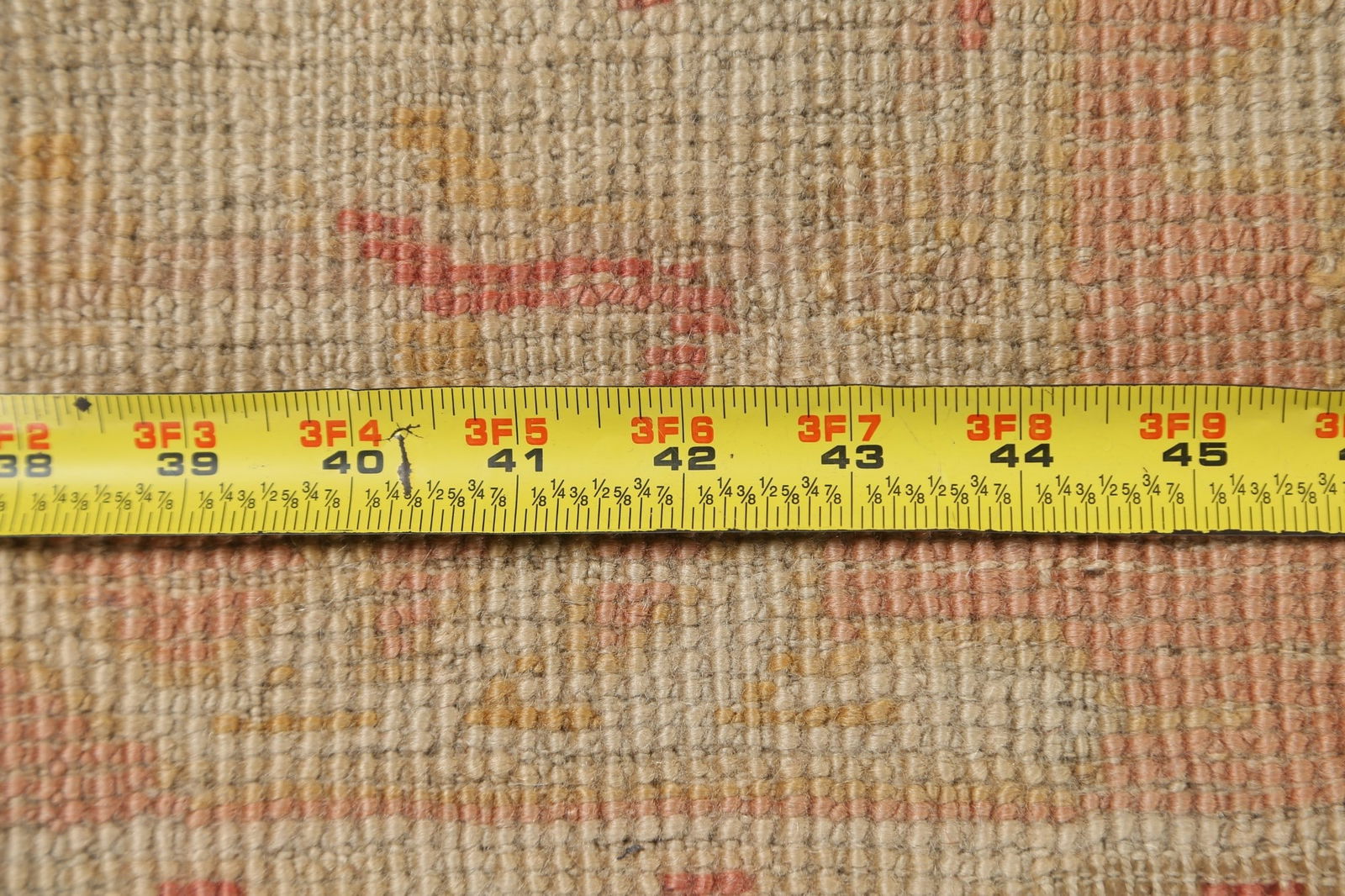 Pre-1900 Antique Vegetable Dye Oushak Large Rug 14x15 - 19