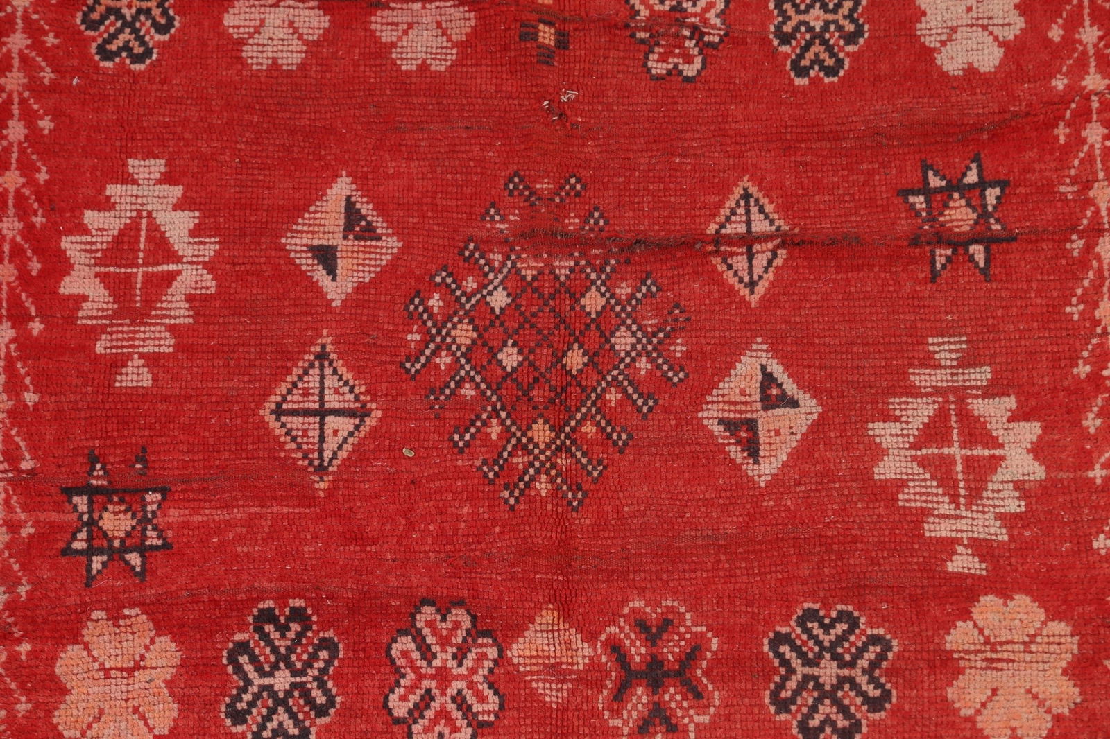 Antique Moroccan Wool Rug 5x10 - 4