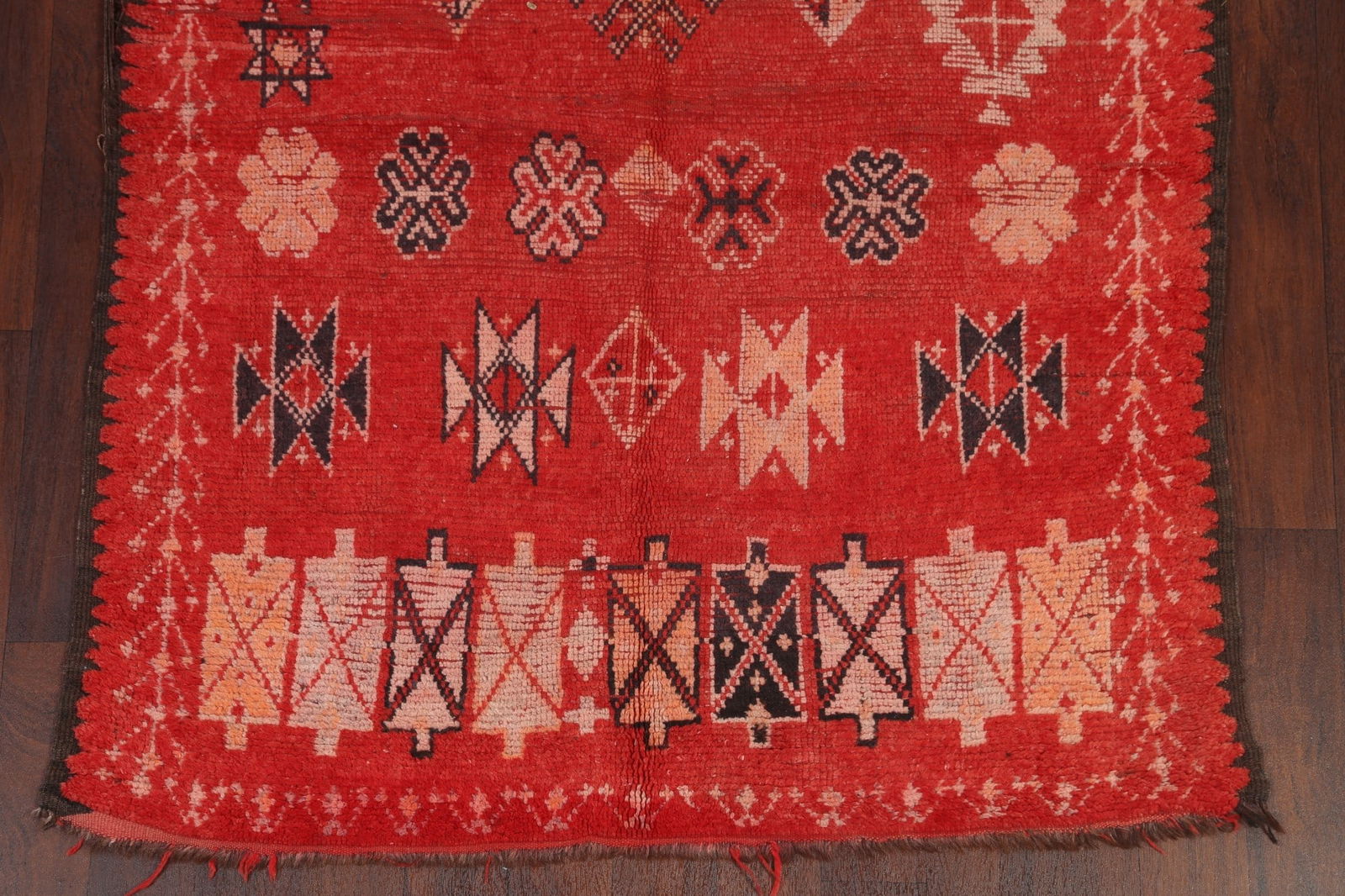 Antique Moroccan Wool Rug 5x10 - 5