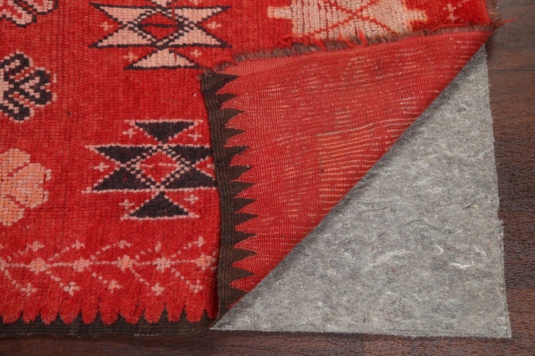 Antique Moroccan Wool Rug 5x10 - 7