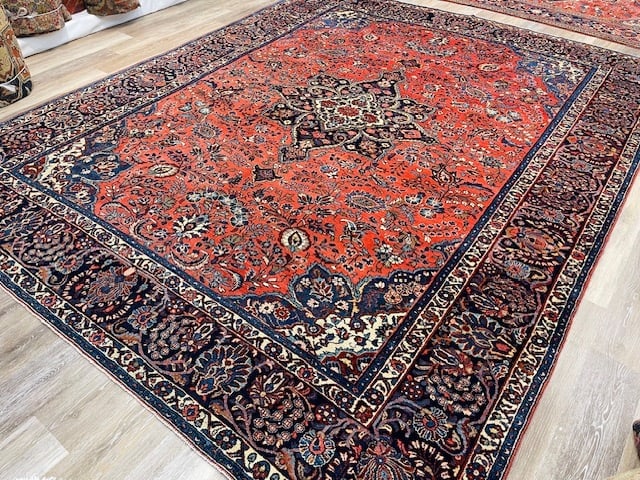 Fine antique Persian Malayer Rug-5170 - 6