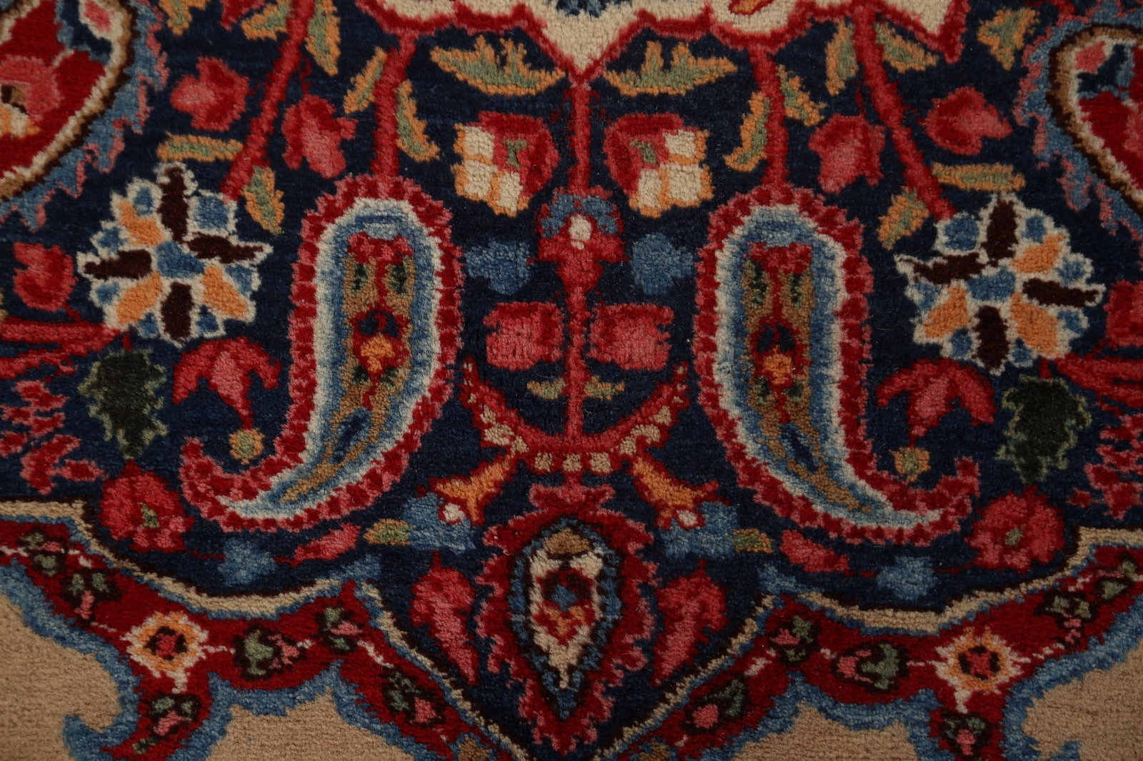 Antique Vegetable Dye Mashad Persian Area Rug 10x13 - 13