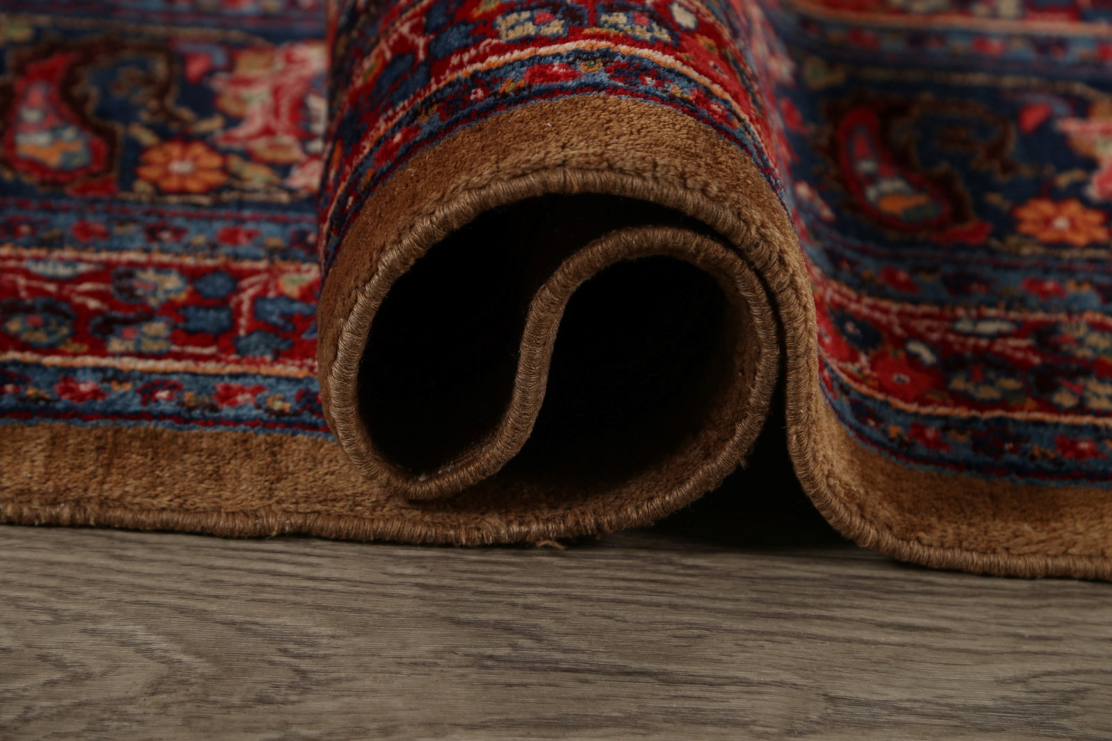 Antique Vegetable Dye Mashad Persian Area Rug 10x13 - 19