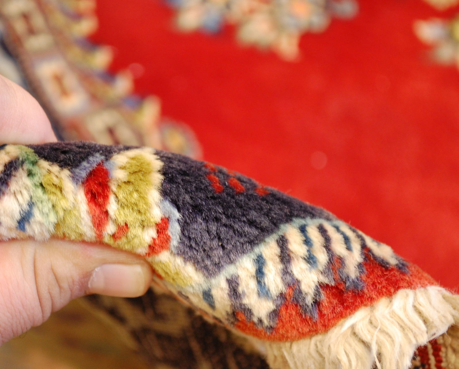 Persian KASHAN RUG 2'3"x 3'3" - 9