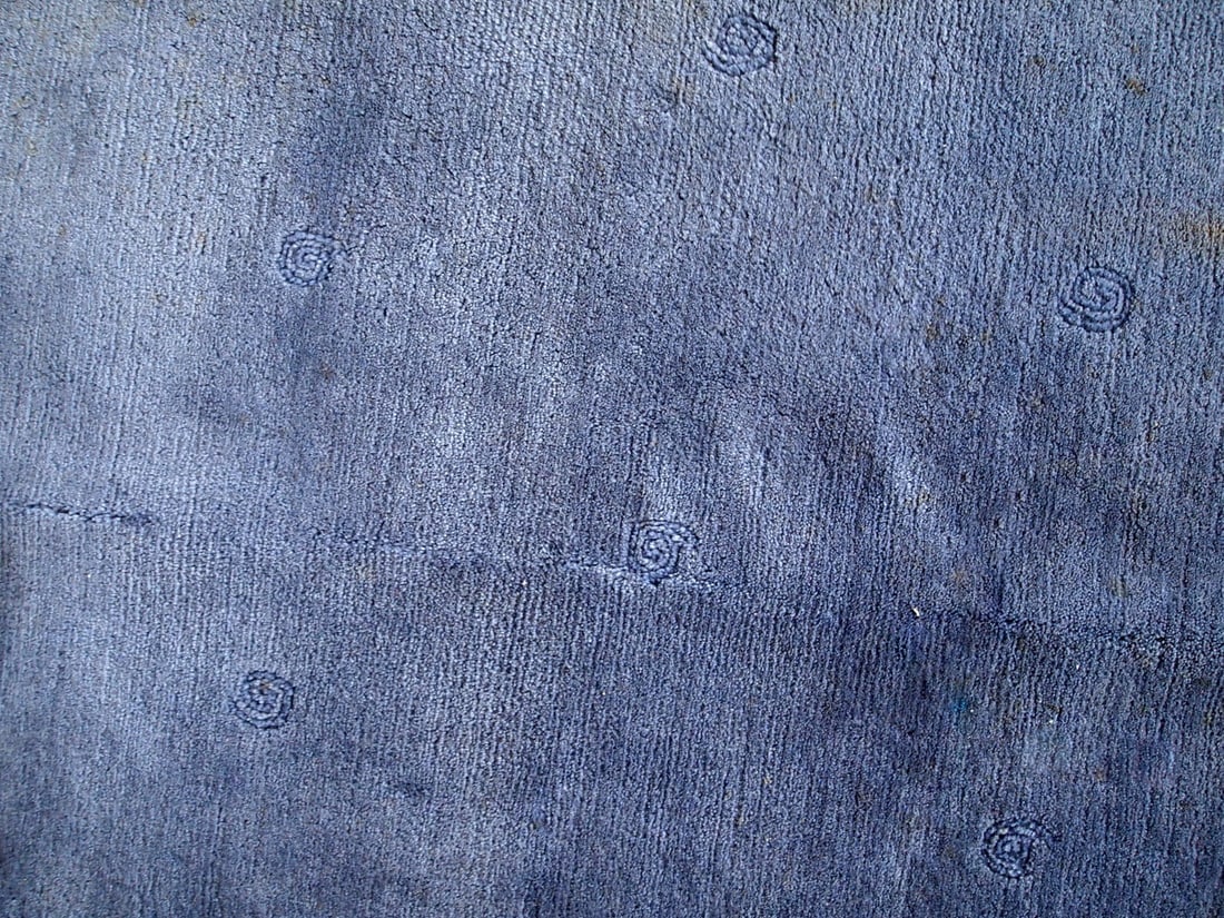 Handmade vintage Tibetan Khaden rug 5.7' x 7.7' (173cm x 235cm) 1970s - 6