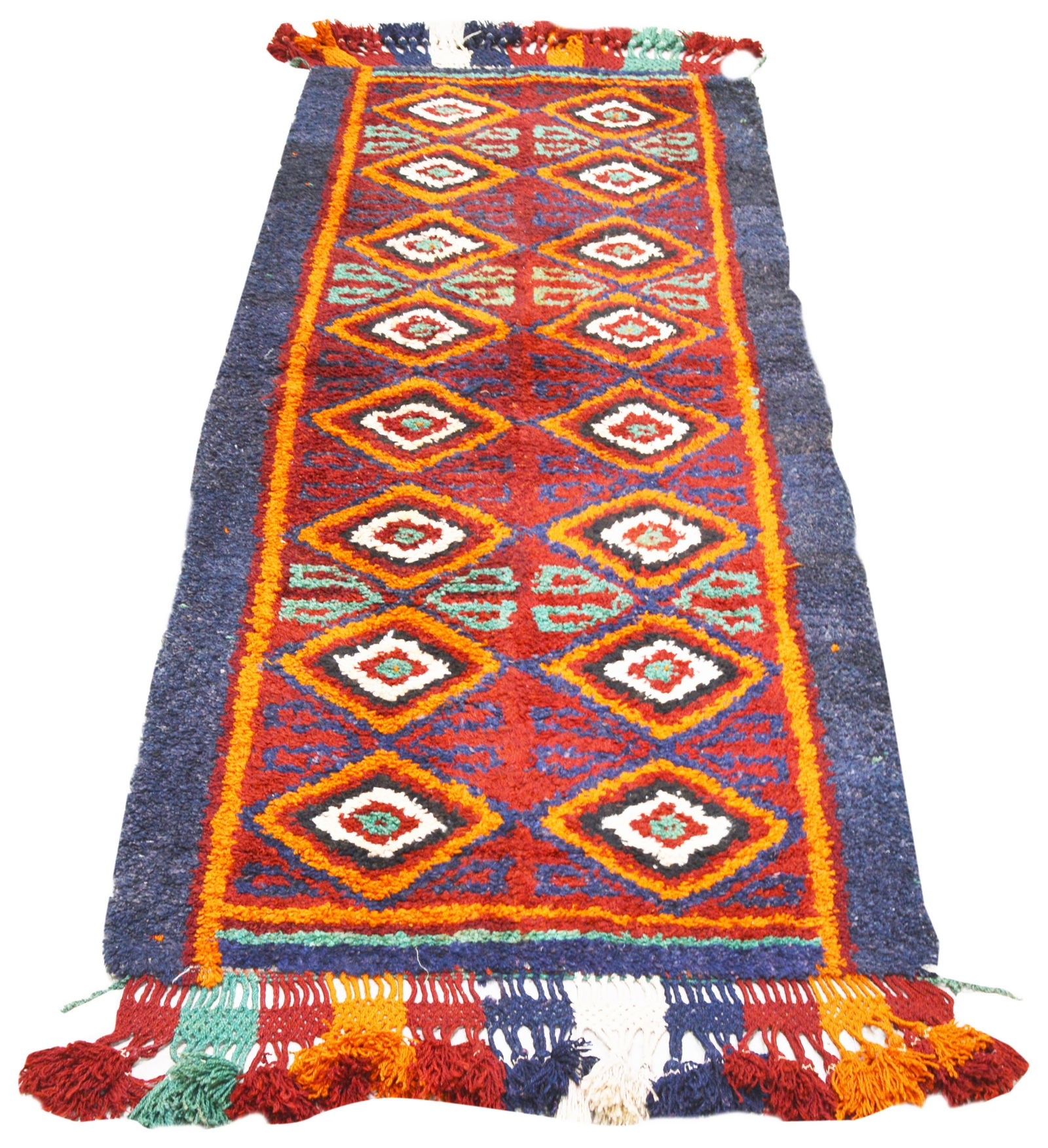 HAND KNOTTED RUG; UZBEKISTAN - 2