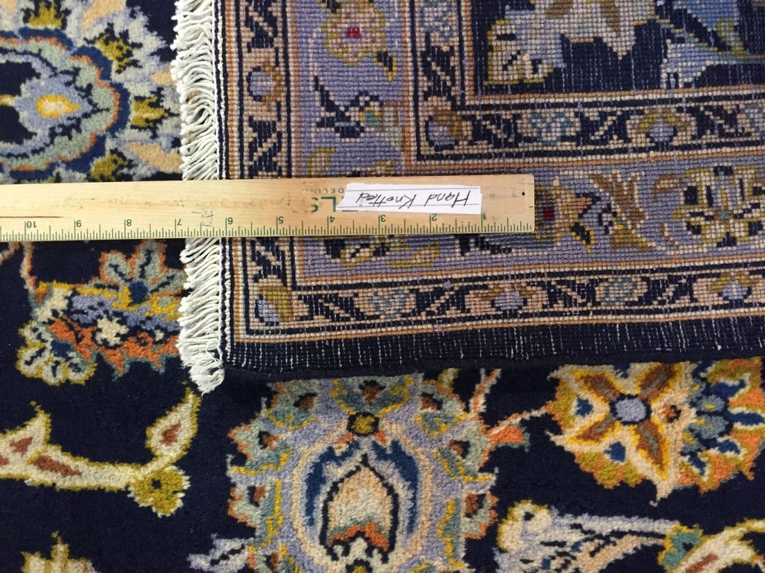 MAGNIFICENT AUTHENTIC PERSIAN KASHAN RUG 8'.10"X12'.8" - 11