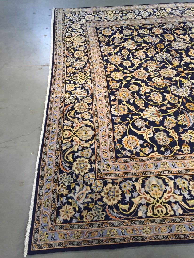 MAGNIFICENT AUTHENTIC PERSIAN KASHAN RUG 8'.10"X12'.8" - 4