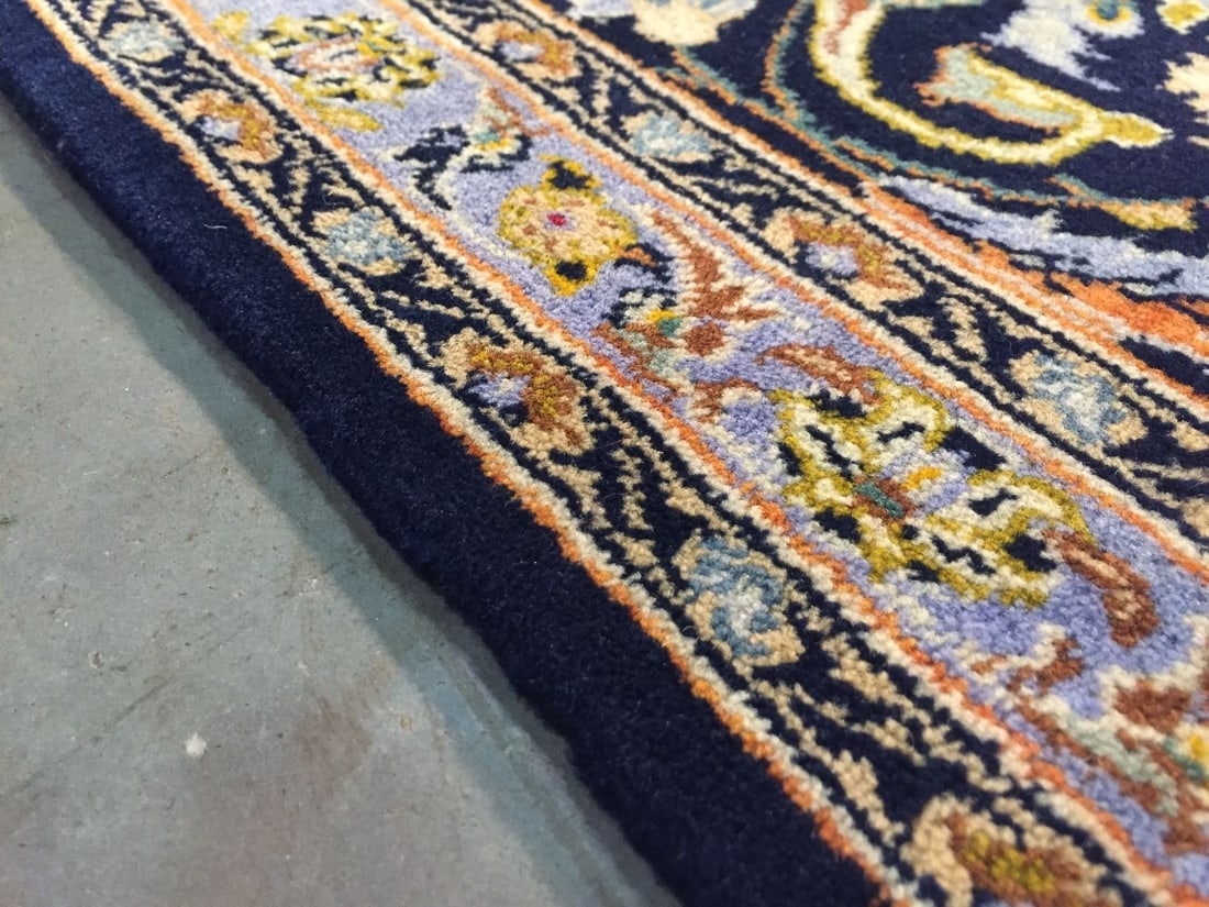 MAGNIFICENT AUTHENTIC PERSIAN KASHAN RUG 8'.10"X12'.8" - 9