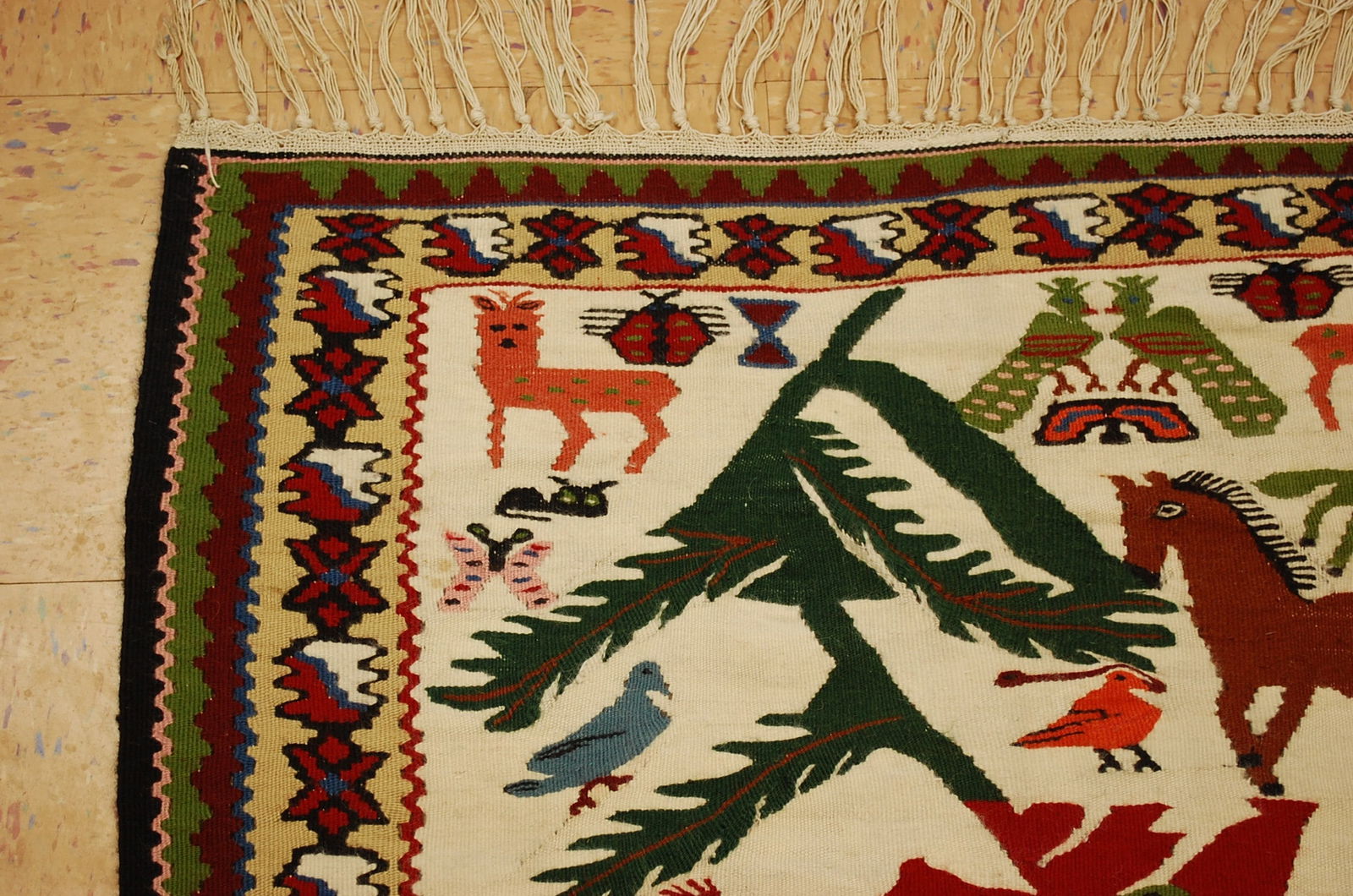 Persian SENNAH KILIM RUG 3.3x5.3 - 4