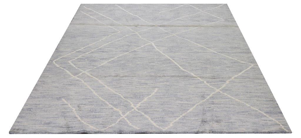 HAND KNOTTED RUG; MOROCCAN - 2