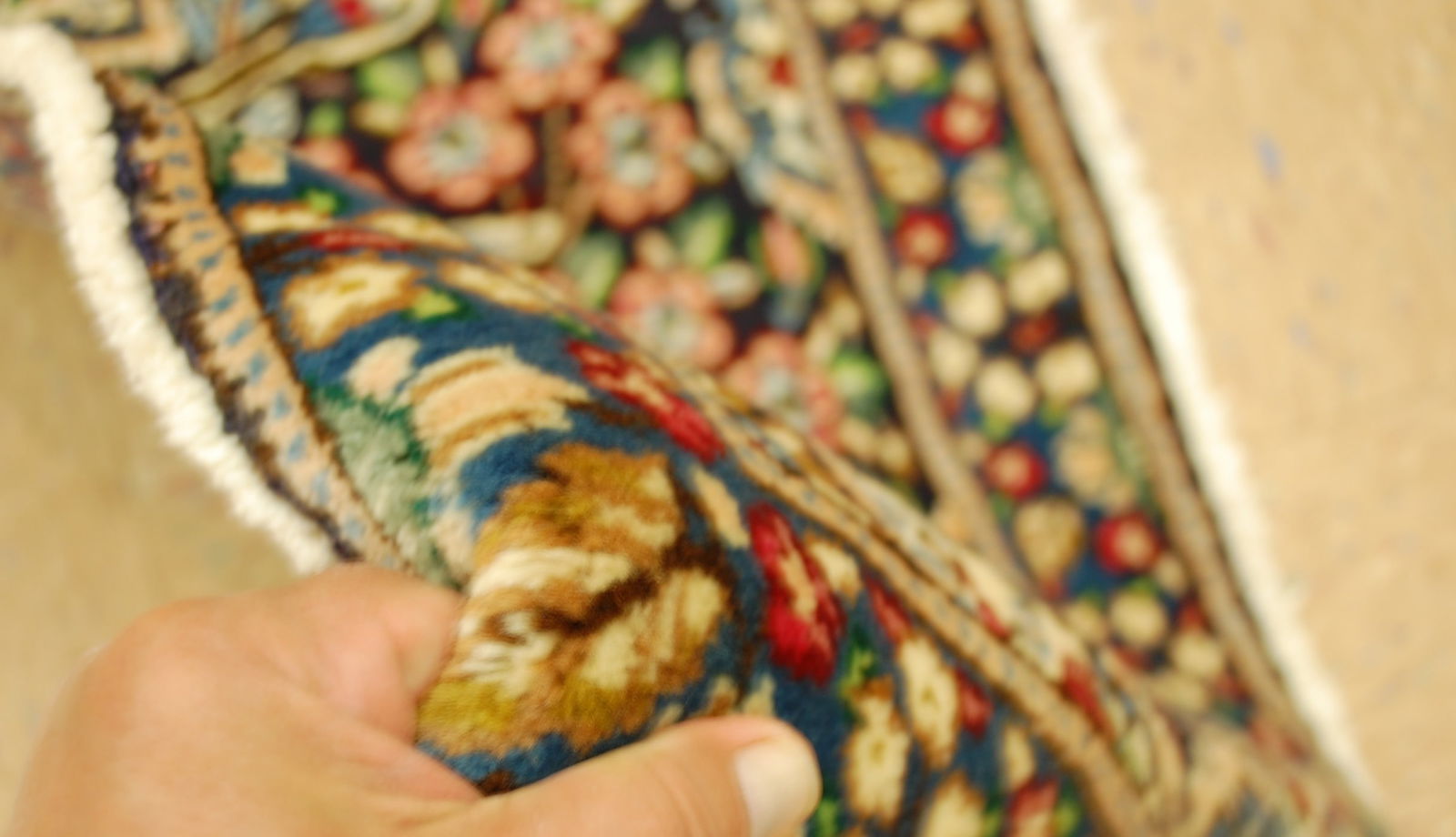 Persian KERMAN RUG 1'10" x 3' - 9