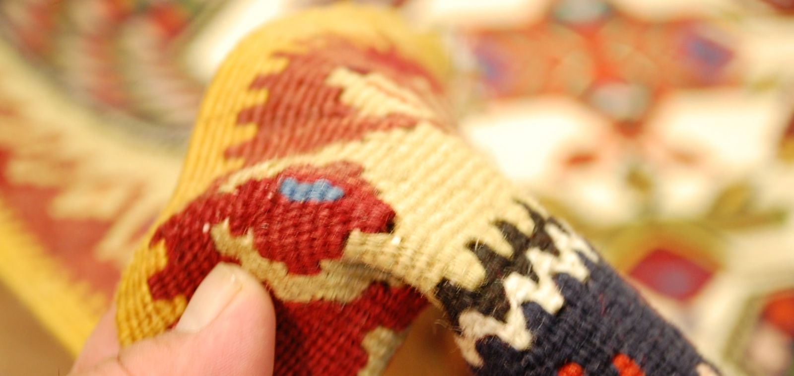 Persian sennah Kilim 3'5" X 6'1" - 10