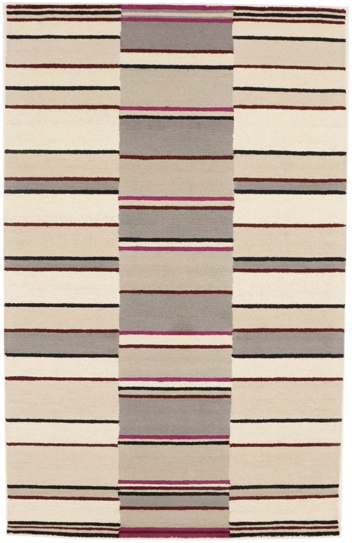 Multicolored Stripes 5X8 Hand-Tufted Modern Rug: Title:Multicolored Stripes 5X8 Hand-Tufted Modern Rug Description:Multicolored Home Office Studio Decor 5X8 Hand-Tufted Modern Rug Wool Carpet Materials:Wool Dimensions:5'0 X 8'0 Ft Reserve: $206.00 S